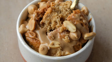 Peanut butter baked oats