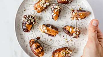 PEANUT BUTTER STUFFED DATES