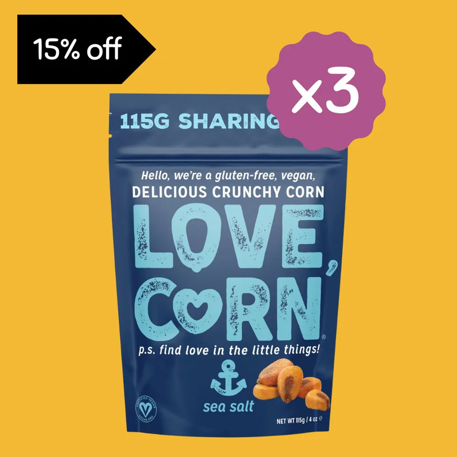 LoveCorn Sea Salt Corn 3 x 115G