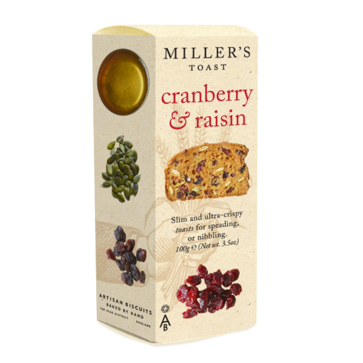 Miller's Toast Cranberry & Raisin 100G