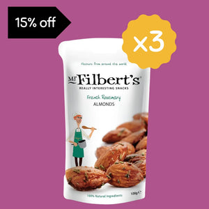 Mr Filberts French Rosemary Almonds 3 x 100G
