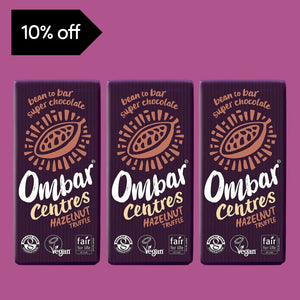 Ombar Centres Hazelnut Truffle 3 x 70G