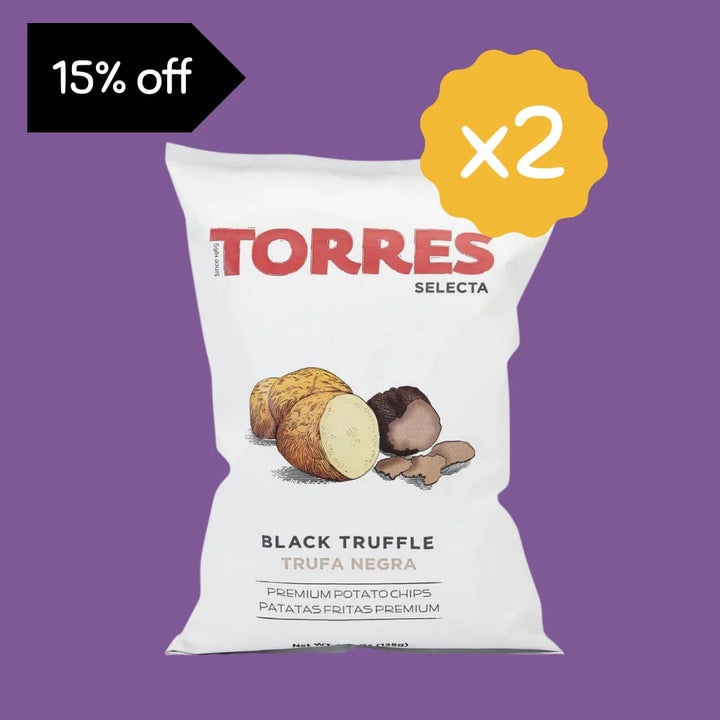Torres Black Truffle Crisps 2 x 125G