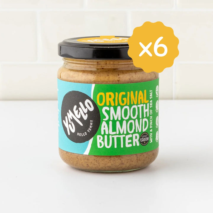 SMOOTH ALMOND BUTTER 6 x 215G